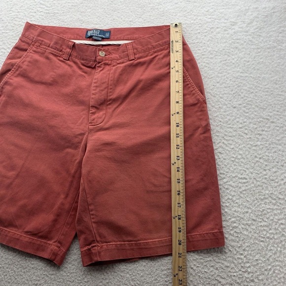 Polo Ralph Lauren Prospect Shorts Mens 33x9 Red Mid Rise Preppy Casual Spring - Picture 6 of 14